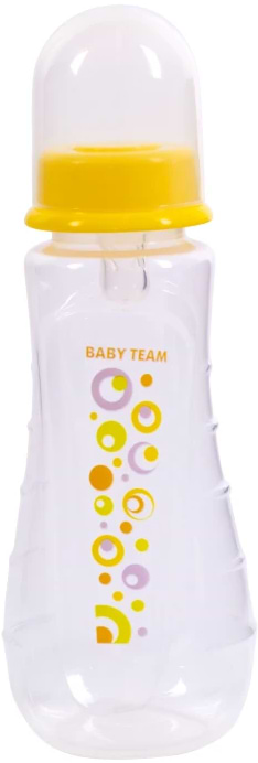Бутылочка для кормления Baby Team с силиконовой соской, 275 мл (1420)