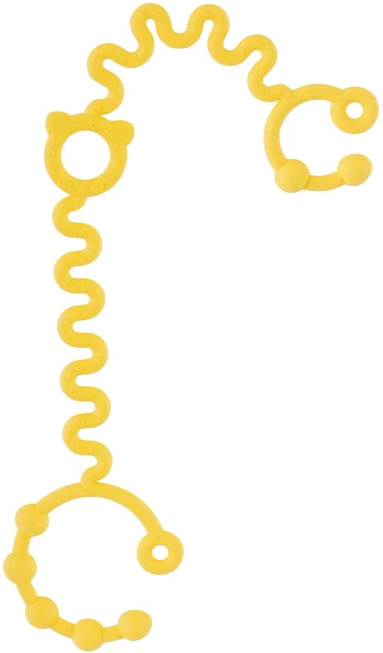 Фото - Тримач пустушок Baby Team 3380 жовтий Фото - Тримач пустушок Baby Team 3380 жовтий