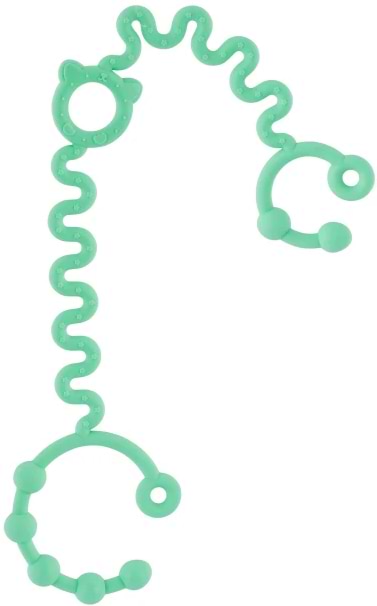 Фото - Тримач пустушок Baby Team 3380 бірюзовий