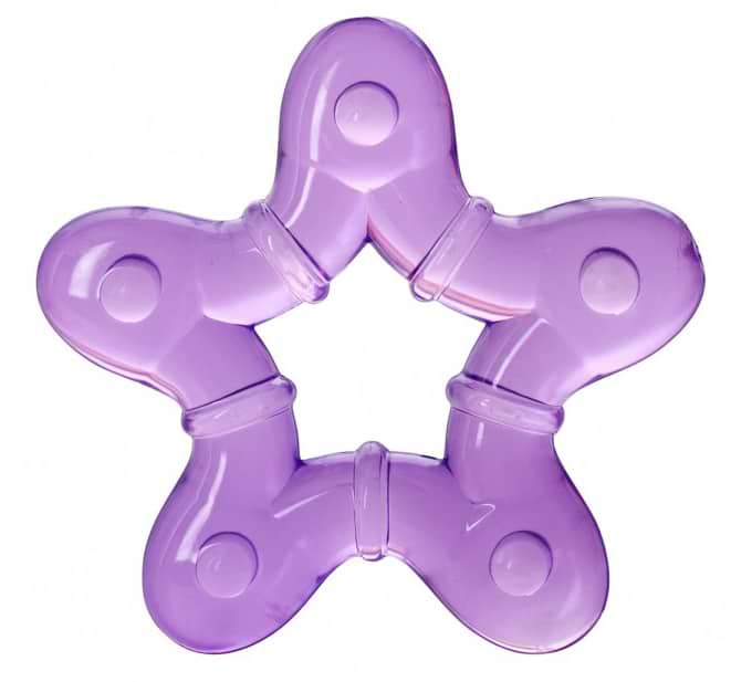 Прорезыватель с охлаждением Baby Team с водой (4005_фиолетоваяя звездочка  )