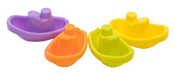 Фото - Іграшка для ванної Baby Team Набір іграшок Човники 4 шт (8854)