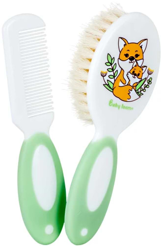 Фото - Набор расчесок для детских волос Baby Team 7106 зеленый