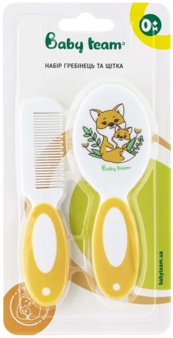Фото - Набор расчесок для детских волос Baby Team 7106 оранжевый