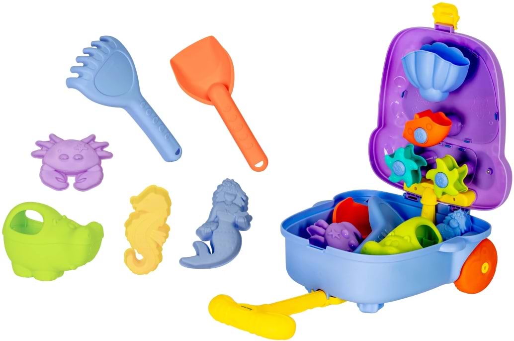 Набір для гри в пісочниці Baby Team 8 ел. (9515_бузковий)