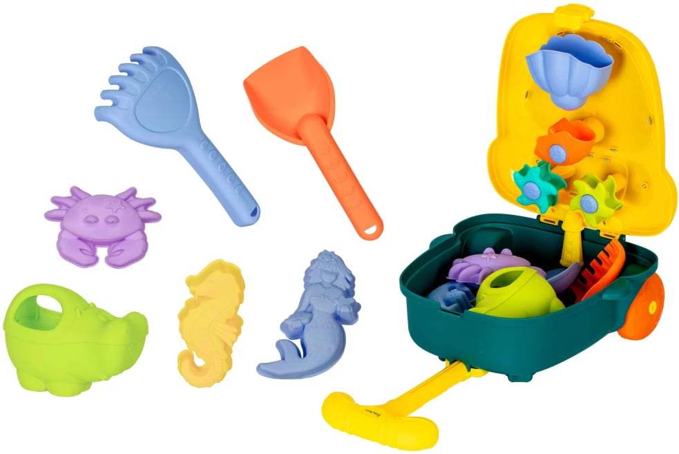 Набір для гри в пісочниці Baby Team 8 ел. (9515_зелений)