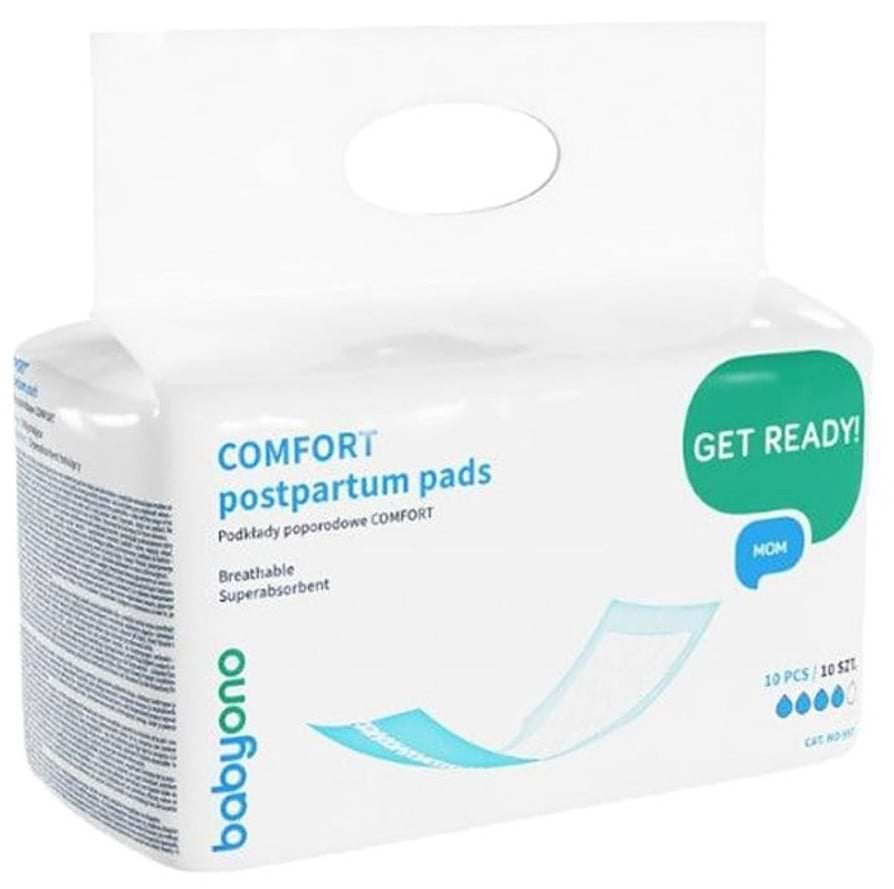 Послеродовые прокладки BabyOno COMFORT, 10 шт. (597)