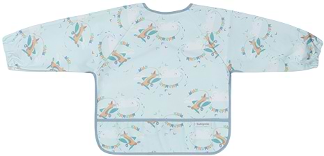 Нагрудник з клейонки BabyOno з довгим рукавом Літачки (1476/03)