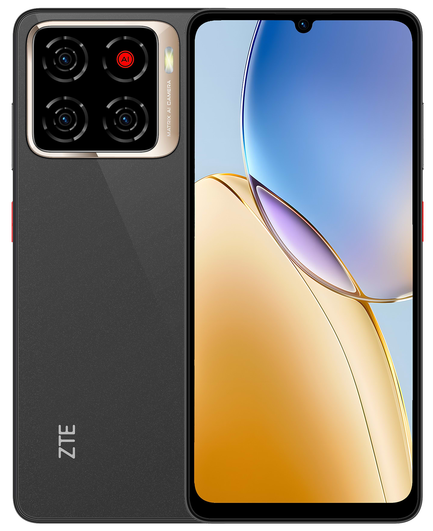 Смартфон ZTE A56 4/128Gb Black - Фото 1
