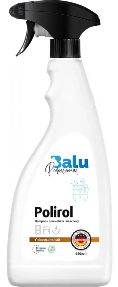 Засіб для чищення універсальний BALU Поліроль, 650 мл - Фото 1