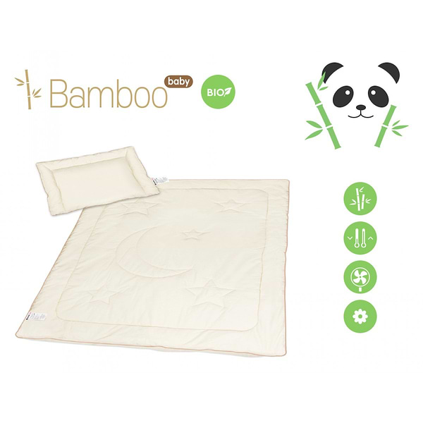 Фото - Набір дитячий ковдра + подушка Sonex 40х55 + 110х140 з бамбука Bamboo Baby (SO102145)