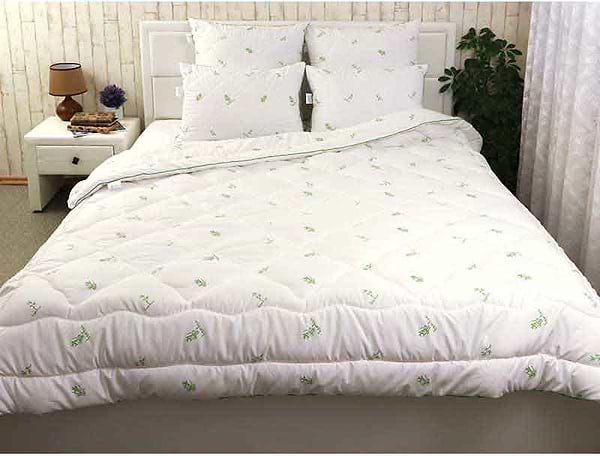 Фото - Набір ковдра євро + 2 подушки Руно 200х220 + 2 подушки 50х70 (925.52_Bamboo Style_demi)