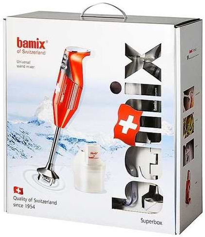 Фото - Блендер міні-комбайн Bamix Superbox Silver