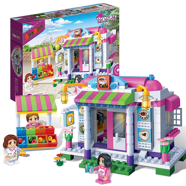 Фото - Пластиковый конструктор Banbao "Модный город" (338 Эл.) Кафе (6115)