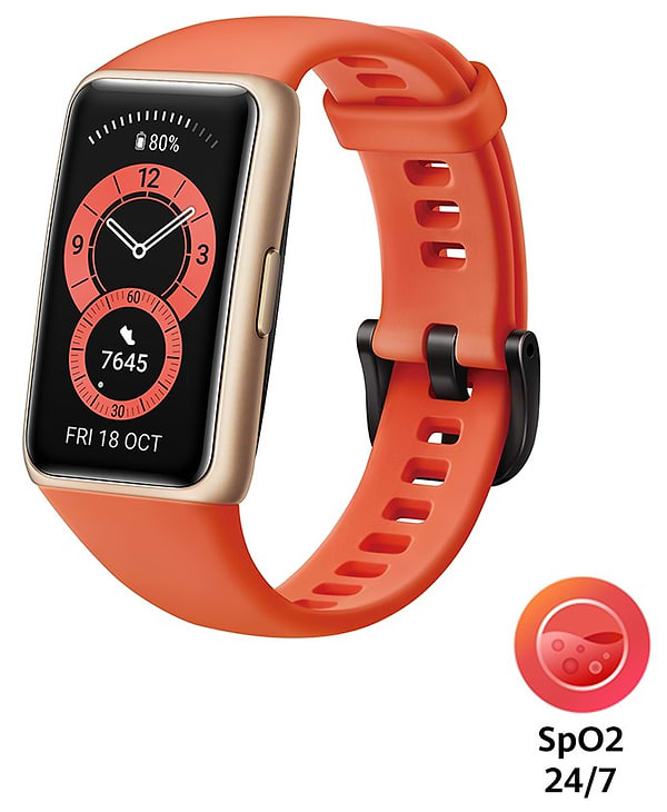 Фото - Смарт-годинник Huawei Band 6 Amber Sunrise