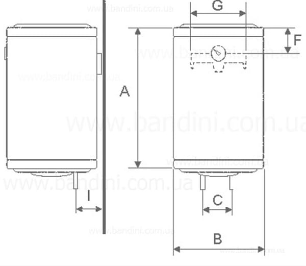 Фото - Водонагрівач Bandini Water Heaters SE 80