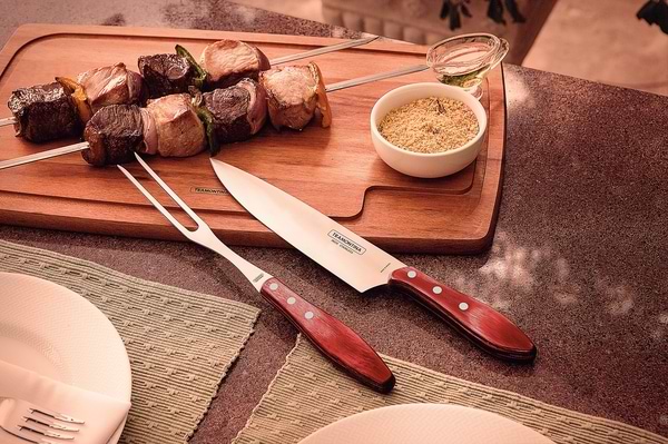 Фото - Нож для мяса Tramontina Barbecue Polywood 203 мм (21189/178)