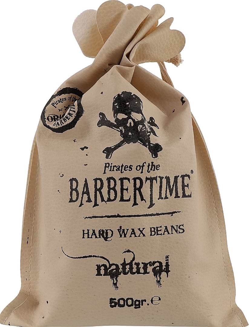 Віск для депіляції Barbertime Hard Wax Beans (NATURAL) 500 г (8682815651251)