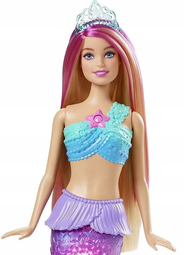 Фото - Лялька Barbie Лялька-русалка "Сяючий хвостик" серії Дрімтопія (HDJ36)