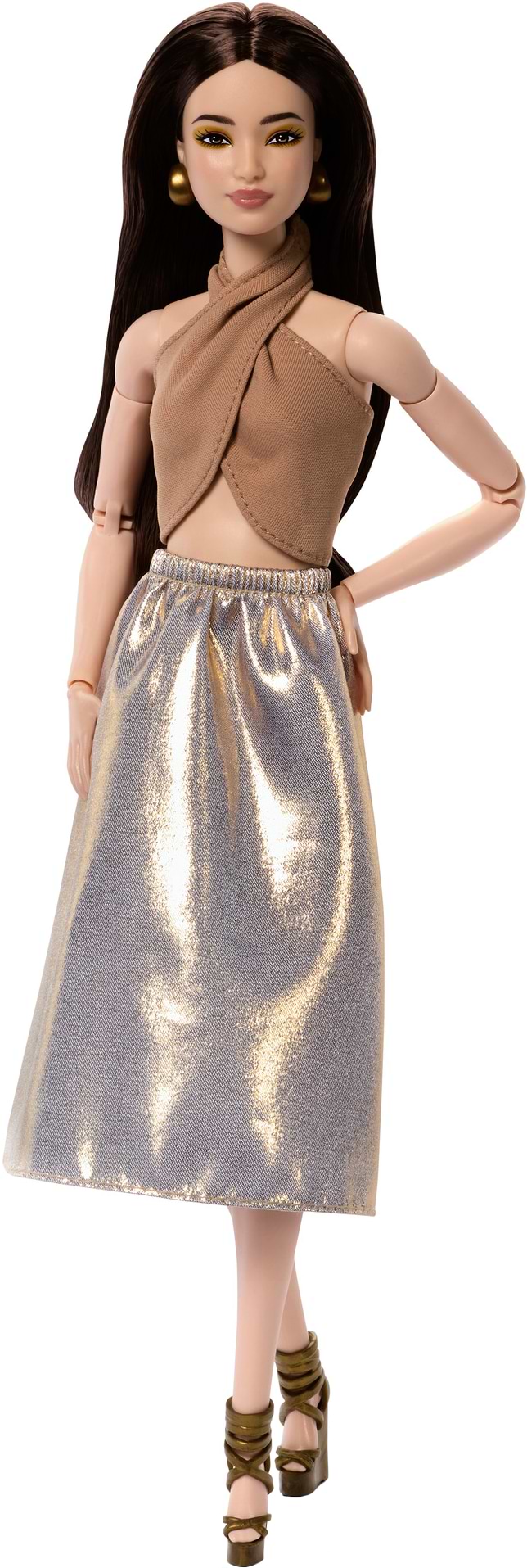 Кукла Barbie Basics №6 – брюнетка (JJX25)