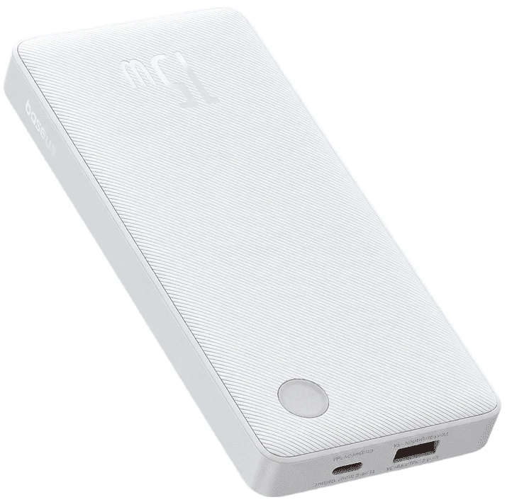 Батарея мобільна Baseus Airpow Lite 15W (10000 mAh) White (716297)