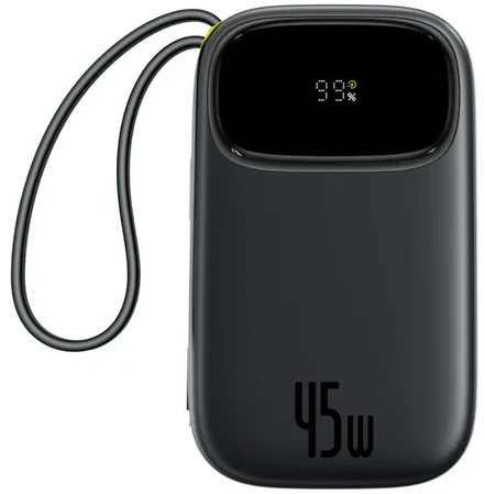 Батарея мобильная Baseus EnerFill FC31 Digital Display USB-C+C 20000mAh 45W Cosmic Black (P10082105123-00)