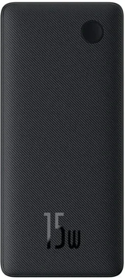 Батарея мобільна Baseus Airpow Lite Power Bank 10000mAh 15W Cosmic Black With Simple Series Data Cable USB to Type-C 30 см Black (P10067500123-00)