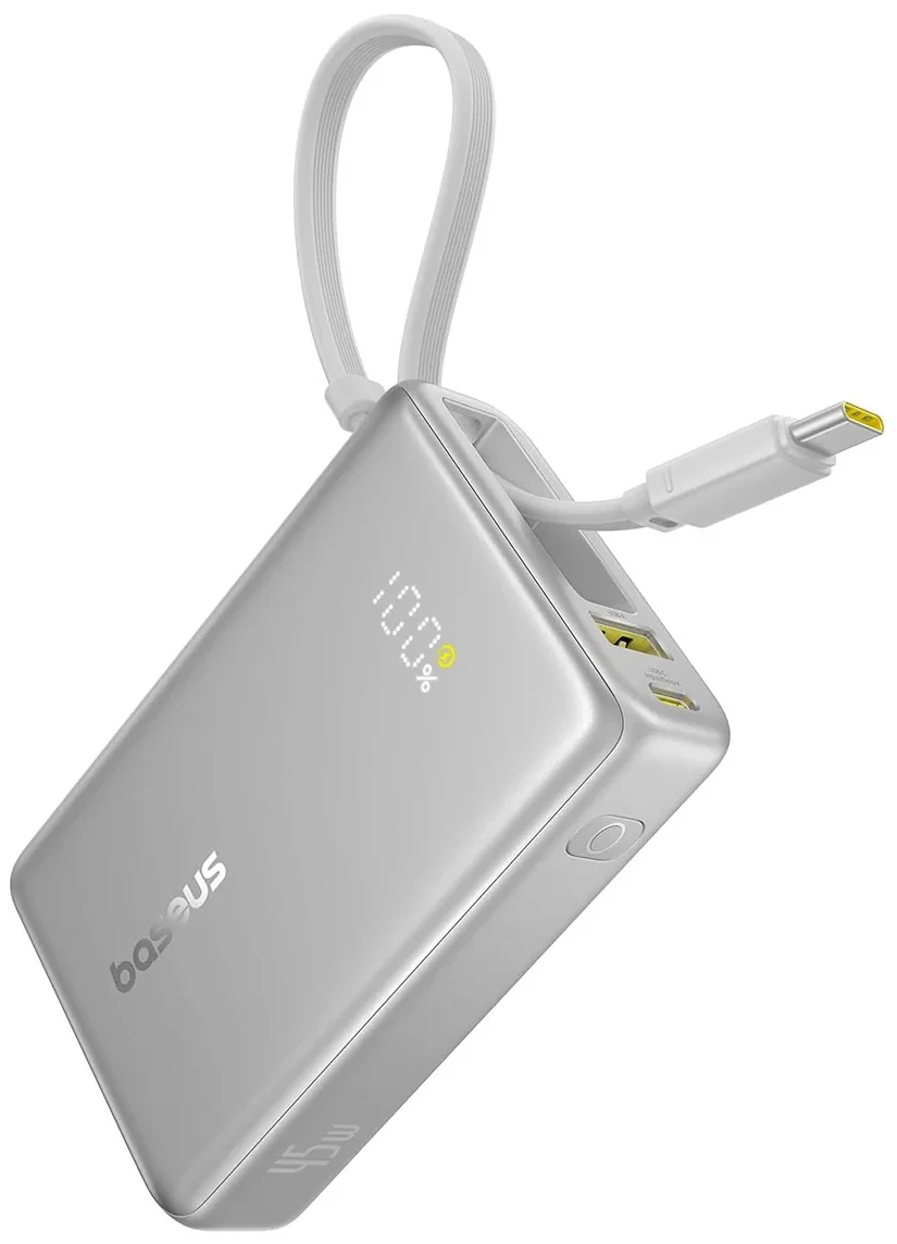 Батарея мобильная Baseus PicoGo 10000mAh 45W PD QC Galaxy Natural Titanium (P10076803853-00)