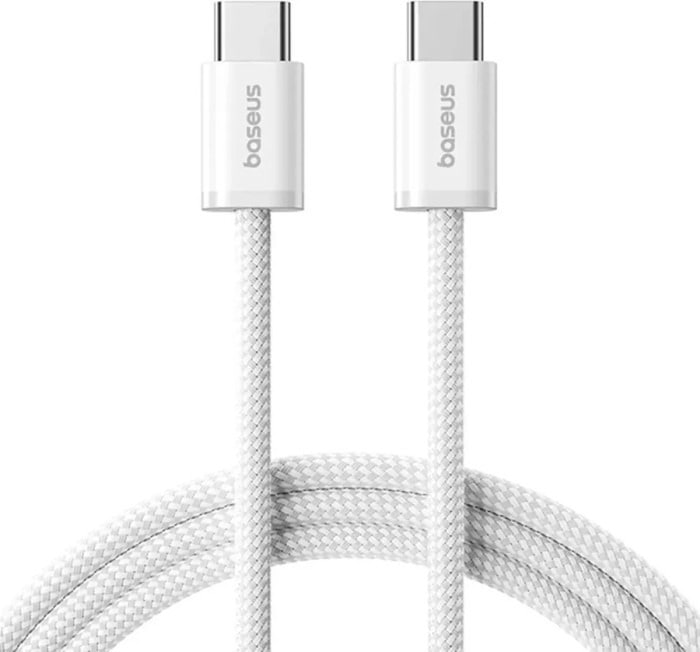 Кабель Baseus Type-C/Type-C 100W 1m (P10381400211-00) White
