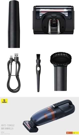 Фото - Автомобільний пилосос Baseus AP02 Handy Vacuum Cleaner Cosmic Black (C30459600121-00)