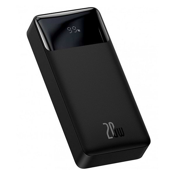 Фото - Батарея мобільна Baseus Bipow Digital Display Fast Charge Power Bank 20000mAh 20W Black Overseas Edition (PPBD050501)