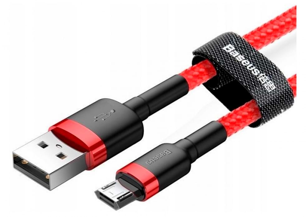 Кабель Baseus Cafule USB to Micro 1m Red-Red (CAMKLF-B09)