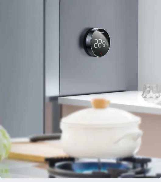 Фото - Кухонный таймер цифровой Baseus Pro Dark Grey (FMDS000013)