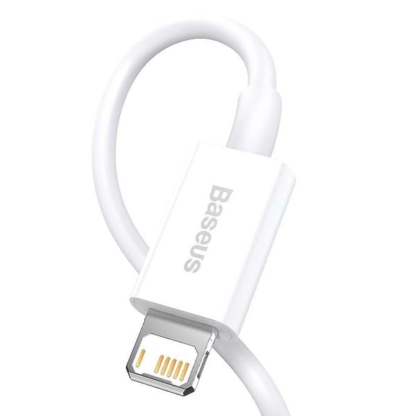 Фото - Кабель синхронизации данных Baseus Superior Fast Charging USB-Lightning 1m White (CALYS-A02)