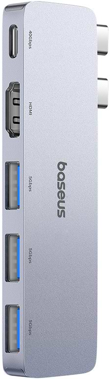 Хаб USB Baseus UltraJoy Series 5-Port HUB Space Grey (B00052801811-04)