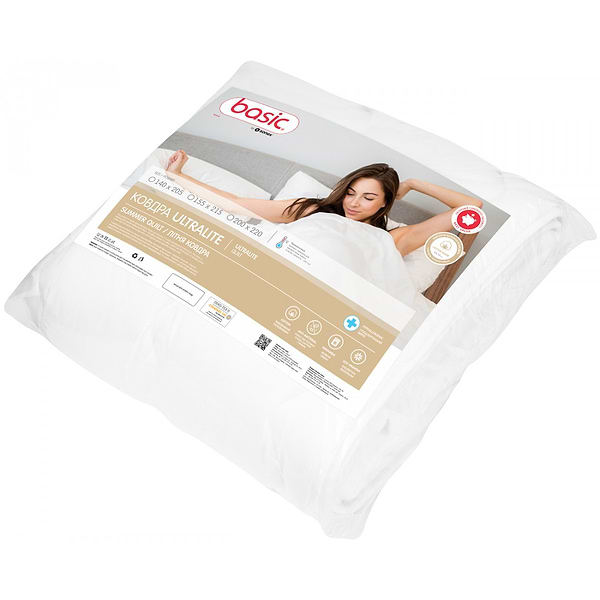 Фото - Одеяло летнее двуспальное евро Sonex 200х220 хлопковое полотно Basic Ultralite (SO102438)