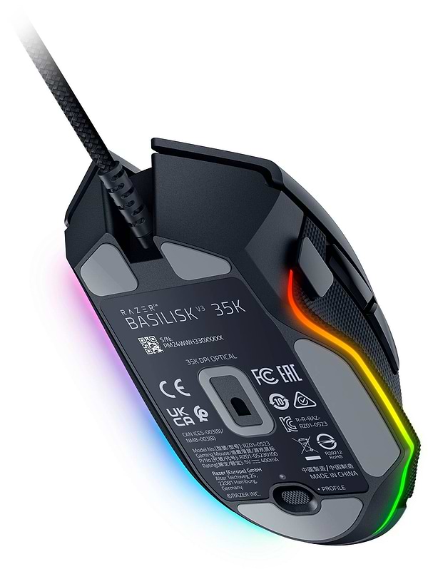 Фото - Мышь проводная игровая Razer Basilisk V3 35K, Black (RZ01-05230100-R3M1)