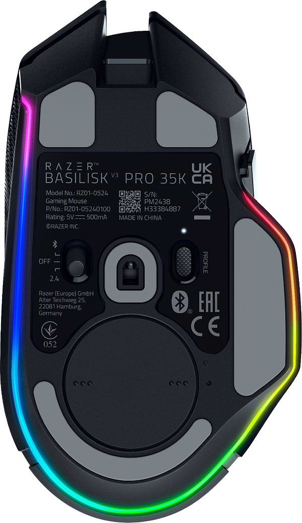 Фото - Мышь беспроводная игровая Razer Basilisk V3 PRO Wireless, 35K, Black (RZ01-05240100-R3G1)