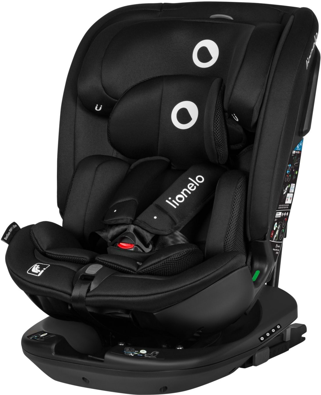 Автокресло Lionelo BASTIAAN RWF I-SIZE BLACK CARBON