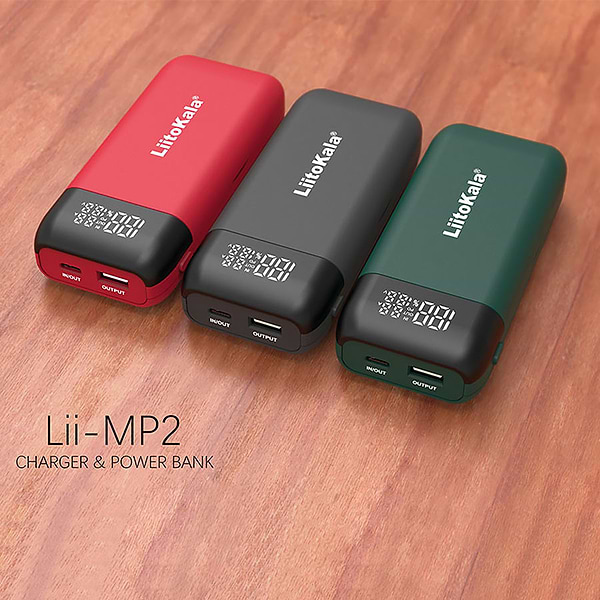 Фото - Батарея мобільна LiitoKala Lii-MP2 Black PowerBank QC3.0&PD3.0