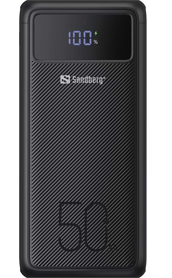 Фото - Батарея мобільна Sandberg PD 50000mAh 130W PD 3хUSB 3xType-C LED 2W (420-75)