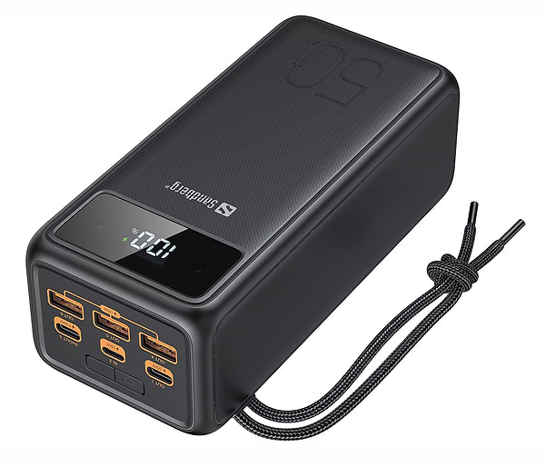Фото - Батарея мобільна Sandberg PD 50000mAh 130W PD 3хUSB 3xType-C LED 2W (420-75)