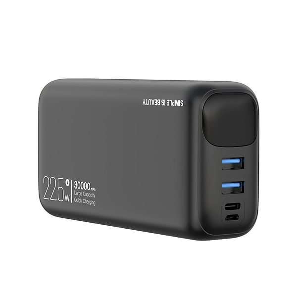 Фото - Батарея мобільна XO 30000 mAh 22.5W (PR200-BK)