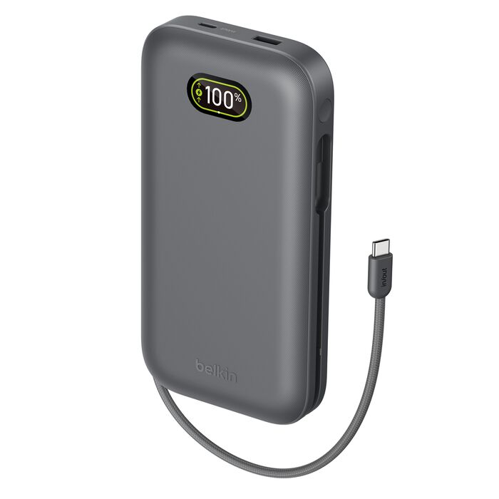 Батарея мобильная Belkin 27000mАh 240Вт Gray (BPB040HQCH)