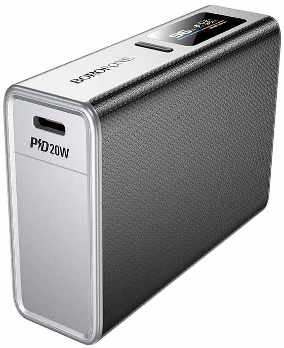 Батарея мобільна BOROFONE BJ72 Energy 22.5W+PD20W fully compatible with display (6941991117596)