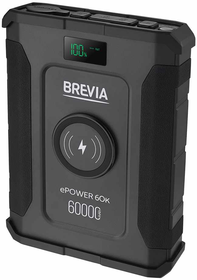 Батарея мобільна Brevia ePower 60k 60000mAh 192Wh 60W LiFePo4 (44060MB)