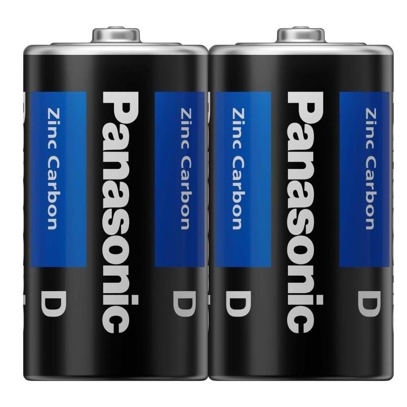 Батарейка тип D (LR-20) Panasonic General Purpose угольно-цинковая, 2 шт. (R20UPT/2S)