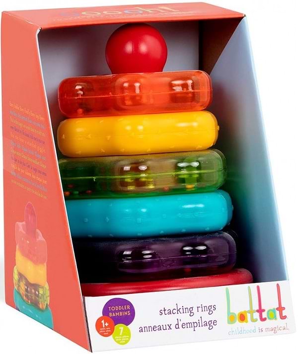 Фото - Пирамидка Battat Lite цветная 7 предметов (BT2579Z)