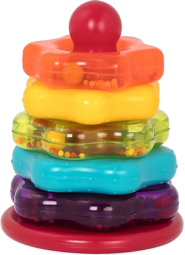 Фото - Пирамидка Battat Lite цветная 7 предметов (BT2579Z)