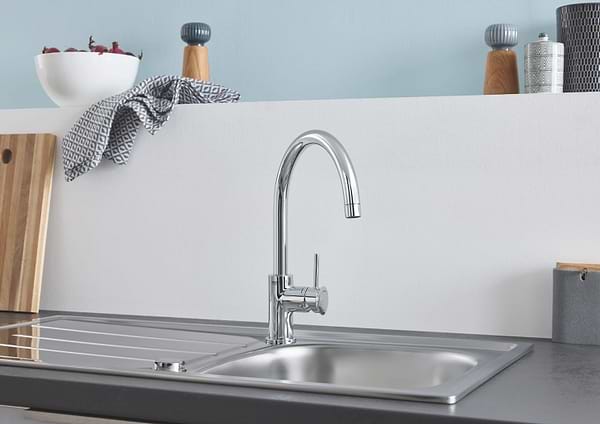 Фото - Кухонний змішувач Grohe BauClassic Хром (30577000)