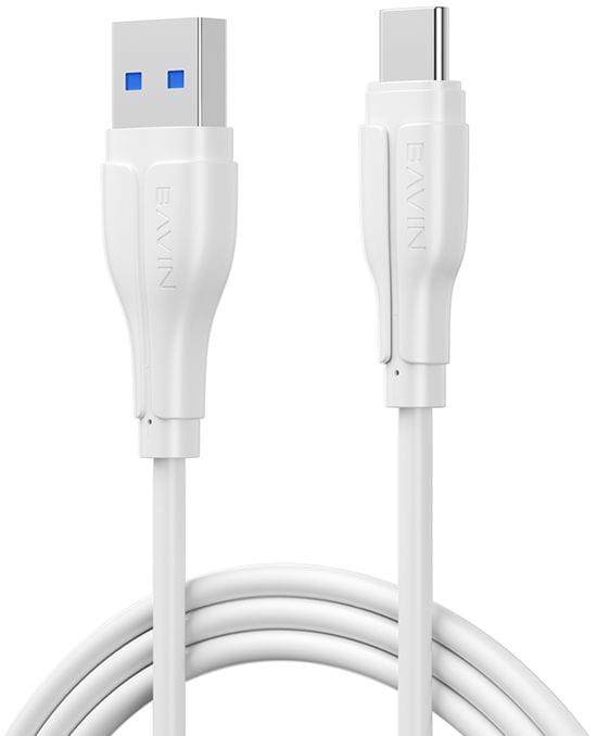 Кабель Bavin 18W USB-A/Type-C 1m White (U-CB385-C WH)